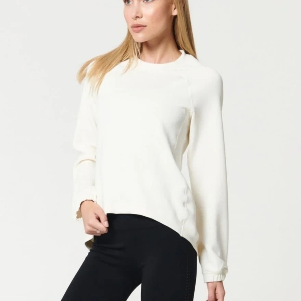 NUX Active Ultra Soft Relaxed Fit Crew Neck light grey medium